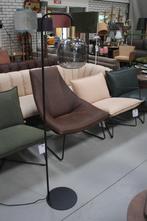 Vloerlamp LEKAR antiek brons / smoke glas Light & Living