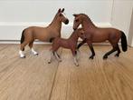 Schleich hannoveraan hengst, merrie en veulen, Ophalen of Verzenden, Zo goed als nieuw, Paard, Beeldje of Figuurtje