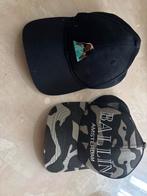 Twee petten: Zwart & Camouflage Ballin en Tupac, Ophalen of Verzenden, Gedragen, One size fits all, Pet