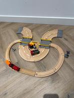 Heel goed Brio houten trein Rail & Road auto weg set 33208, Kinderen en Baby's, Speelgoed | Houten speelgoed, Ophalen of Verzenden