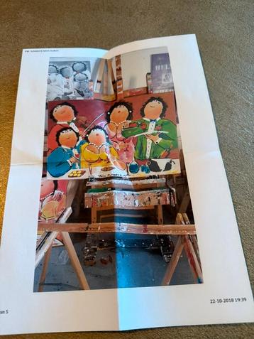 Theo Broeren dikke dames schilderij kunst beschikbaar voor biedingen