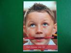 (661) Kinderkaart: Jongen met potlood in mond, Verzenden, Ongelopen, Kinderen