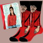 MICHAEL JACKSON SOKKEN + VERJAARDAGS KAART MICHAEL JACKSON, Ophalen of Verzenden, Nieuw