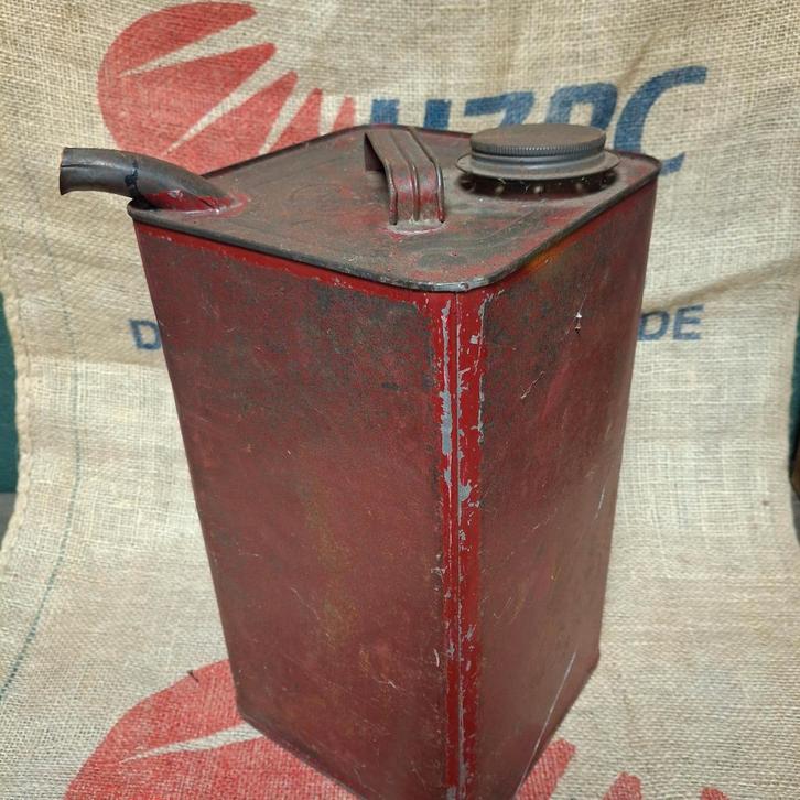 Oud Esso petroleum blik, Verzamelen, Blikken, Gebruikt, Overige, Overige merken, Ophalen of Verzenden