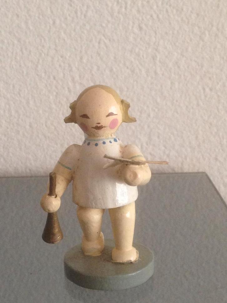 Oud Wendt & Kuhn Orkest Kerst Engeltje  fluit Ertsgebergte, Antiek en Kunst, Curiosa en Brocante, Ophalen of Verzenden