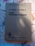 Lineair prediction of speech, Ophalen of Verzenden, Zo goed als nieuw