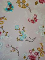 Restjes behang, o.a. Eiffinger PIP, Ophalen of Verzenden, Minder dan 10 m², Roze