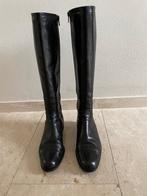 PANARA: z.g.a.n. hoge leren zwarte laarzen maat 38, Hoge laarzen, Verzenden, Zwart, PANARA