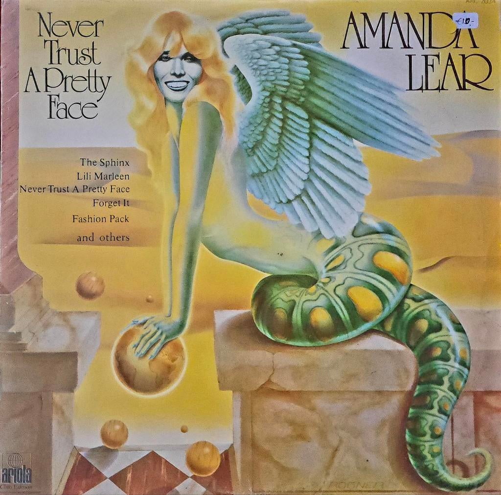 Amanda Lear - Never Trust A Pretty Face LP, Cd's en Dvd's, Vinyl | Pop, Ophalen of Verzenden, 1960 tot 1980, Gebruikt, 12 inch