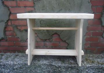 Houten bankje - handmade - vintage uiterlijk - one of a kind beschikbaar voor biedingen