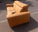 2 seater leather couch w/ recliner, Huis en Inrichting, Ophalen of Verzenden