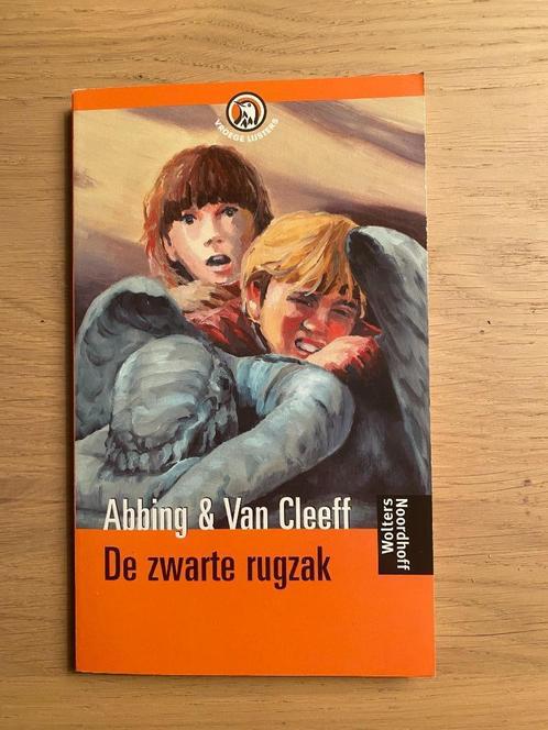 De zwarte rugzak - Abbing, Marjet van Cleeff, Boeken, Kinderboeken | Jeugd | 13 jaar en ouder, Gelezen, Fictie, Ophalen of Verzenden