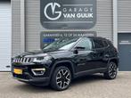 Jeep Compass 1.4 MultiAir Limited 4x4 170PK Automaat,PanoDak, Automaat, 450 kg, Gebruikt, Zwart