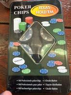 pokerset nieuw, Hobby en Vrije tijd, Gezelschapsspellen | Kaartspellen, Ophalen of Verzenden, Zo goed als nieuw