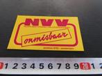 sticker amsterdam NVV nederlands verbond vakverenigingen, Verzamelen, Ophalen, Zo goed als nieuw, Bedrijf of Vereniging