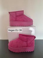 Vegan fuchsia roze kunstsuède sloffen/enkellaarzen EU 36, Kleding | Dames, Schoenen, Lage of Enkellaarzen, Nieuw, Ophalen of Verzenden