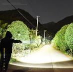 120000 LM Led Zaklantaarn Led Zaklamp Quadcore Led Nieuw!, Caravans en Kamperen, Ophalen of Verzenden, Nieuw, Accu