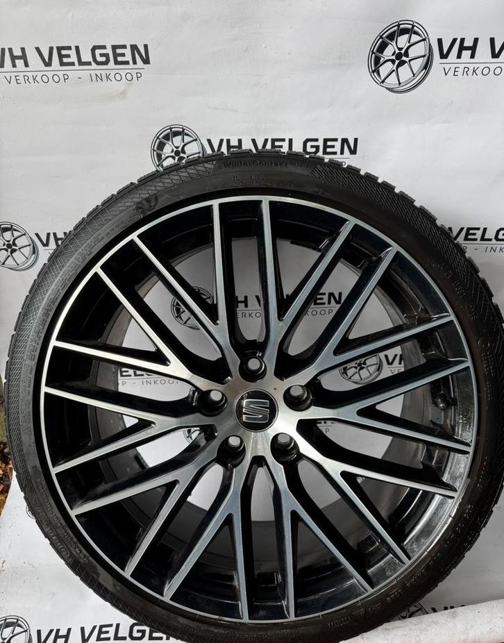 Orginele Seat Leon FR Velgen 19 inch 5x112 winterbanden, Auto-onderdelen, Banden en Velgen, Velg(en), Zomerbanden, 19 inch, 235 mm