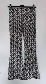 By Swan flared stretch broek met print maat M, Maat 38/40 (M), Zwart, Ophalen of Verzenden, Zo goed als nieuw