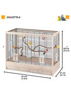 Ferplast Vogelkooi Giulietta 6, Ophalen, Gebruikt, Hout, Vogelkooi