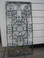 antieke smeedijzeren deurrooster / deurornament, Ophalen of Verzenden