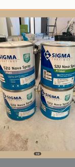 Sigma S2U Nova Spray Lak & Primer RAL 9005 - Nieuw!, Ophalen of Verzenden, Nieuw, Zwart, Lak