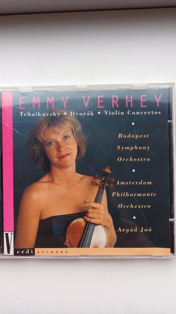 Tchaikovsky - Dvorák - Vioolconcerten - Emmy Verhey, Cd's en Dvd's, Cd's | Klassiek, Zo goed als nieuw, Orkest of Ballet, Romantiek