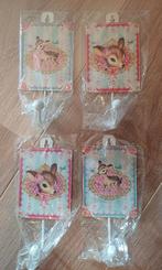 4 bambi herten kapstokjes, Kinderen en Baby's, Kinderkamer | Inrichting en Decoratie, Ophalen of Verzenden, Nieuw, Kapstokje