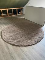 Tapeso vloerkleed beige/taupe 240x240, Huis en Inrichting, Stoffering | Tapijten en Kleden, Ophalen, Bruin, Rond, 200 cm of meer