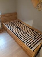 1 persoons bed met kast, Huis en Inrichting, Ophalen, Gebruikt, 90 cm, Eenpersoons
