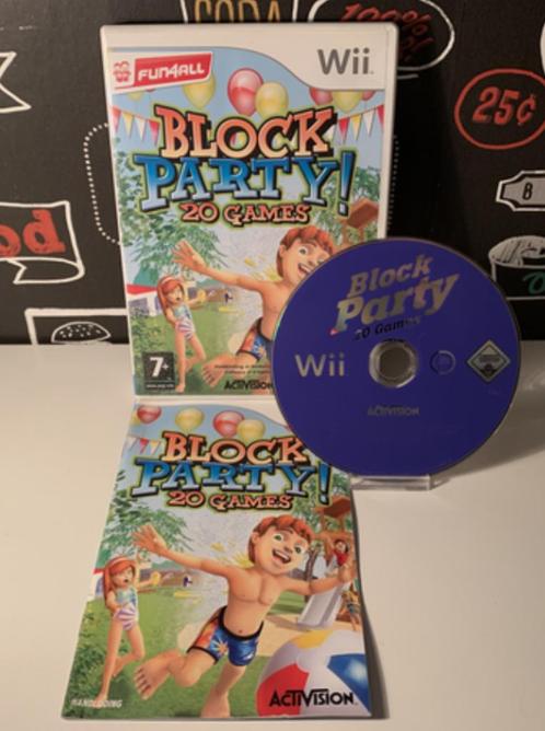 Block Party 20 Games - Wii - Iksgames, Spelcomputers en Games, Games | Nintendo Wii, Zo goed als nieuw, Overige genres, 3 spelers of meer