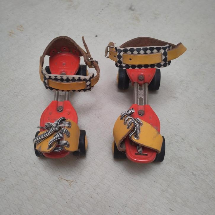 Vintage Rolschaatsen - Retro Stijl, Kinderen en Baby's, Speelgoed | Buiten | Rolschaatsen, Gebruikt, Dames, Heren, Kinderen, Verstelbaar