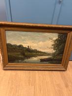 Eugène Wolters Haagse School  olieverf op doek ca. 1900, Ophalen of Verzenden