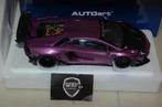1:18 LAMBORGHINI AVENTADOR LB purple Autoart 79242 WRH, Verzenden, Zo goed als nieuw, Auto, Autoart