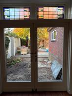 Jaren 30 Pui met Glas in Lood, Doe-het-zelf en Verbouw, Kozijnen en Schuifpuien, Ophalen, Gebruikt
