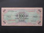 100 Lire 1943A Italië AMC p-M21a (02) WW2, Verzenden, Overige soorten, Amerika, Overige typen