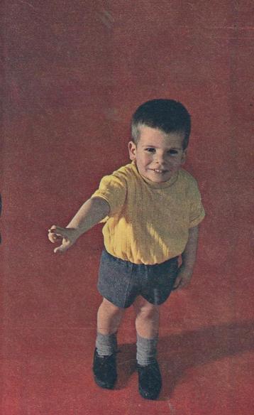 Retro reclame 1966 Roomboter jongetje en zijn vader beschikbaar voor biedingen