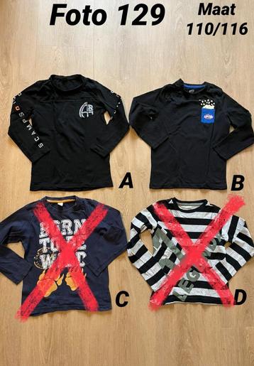 Longsleeve jongen maat 110 / 116 Zgan  *foto 129* beschikbaar voor biedingen