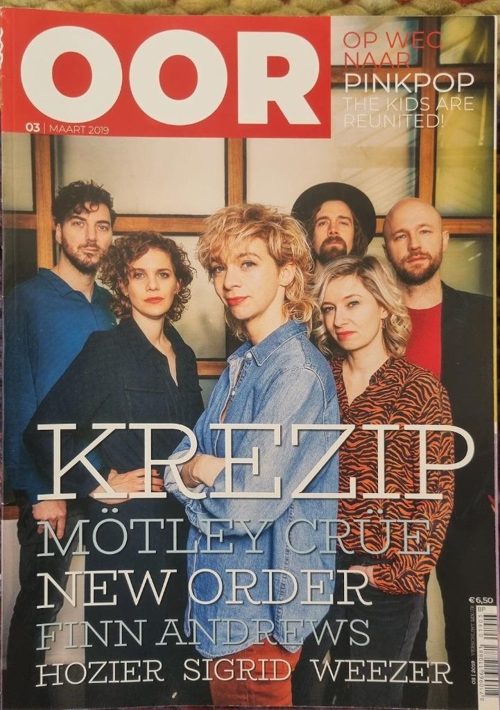 OOR 3-2019 Krezip Motley Crue New Order Hozier Weezer Townes, Boeken, Tijdschriften en Kranten, Zo goed als nieuw, Muziek, Film of Tv