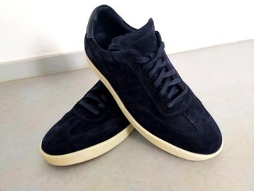 Manfield blauw suede heren sneakers mt. 44. Nieuw beschikbaar voor biedingen