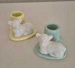 Twee lammetjes kaarsenhouder dia 2cm van sostrene grenes, Overige materialen, Ophalen of Verzenden, Zo goed als nieuw, Kandelaar