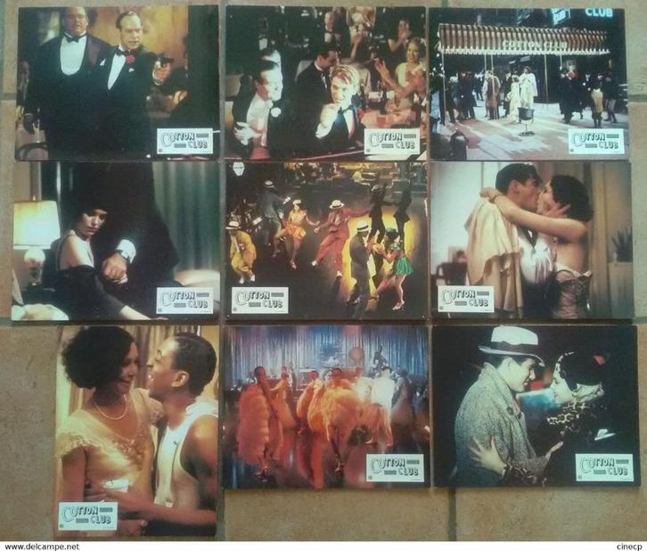 THE   COTTON   CLUB      lobbycard set., Verzamelen, Posters, Zo goed als nieuw, Film en Tv, A4 of kleiner, Verzenden