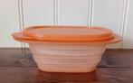 Tupperware Mini-Max 850ml - Opvouwbare Vershouddoos, Ophalen of Verzenden, Zo goed als nieuw, Oranje, Bak of Kom
