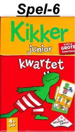 Spel - 6 - Kwartetspel - Het Kikker Junior Kwartet spel, Verzamelen, Speelkaarten, Jokers en Kwartetten, Ophalen of Verzenden