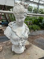 Mooi brocante Engelse dames borstbeeld ongeveer 65 cm, Ophalen, Zo goed als nieuw, Beton, Mensenbeeld