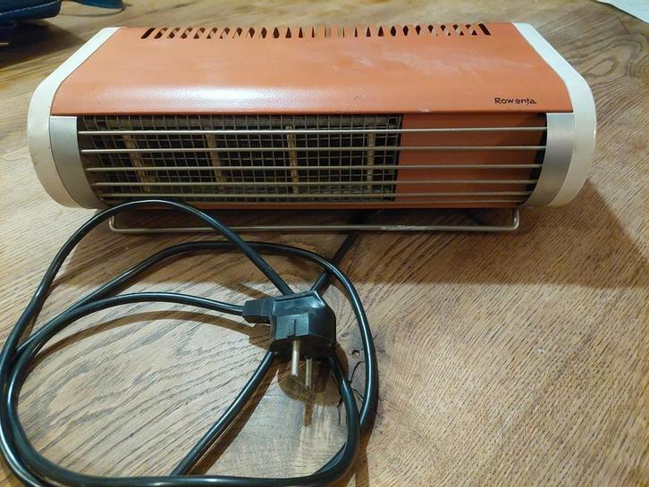 Vintage Rowenta Radiateur - Oranje Design, Huis en Inrichting, Kachels, Gebruikt, Vrijstaand, Overige soorten, Elektrisch, Ophalen