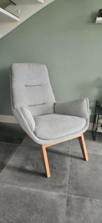 Mooie grijs gemêleerde fauteuil Goossens, 75 tot 100 cm, 75 tot 100 cm, Zo goed als nieuw, Ophalen