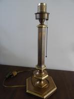 Herda tafellamp lampenvoet messing zeskantig trekschakelaar, Huis en Inrichting, Lampen | Tafellampen, Ophalen of Verzenden, Gebruikt