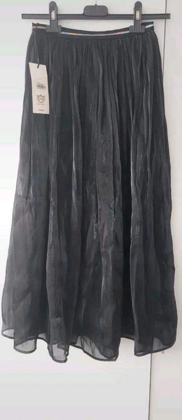 Zwarte Plooirok Maxi Midi Rok | Nieuw met Kaartje | One Size beschikbaar voor biedingen