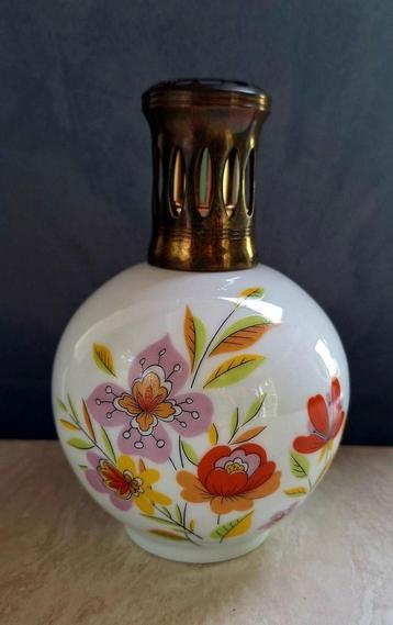 Antieke Lampe Berger Limoges Tharaud bloemen  beschikbaar voor biedingen